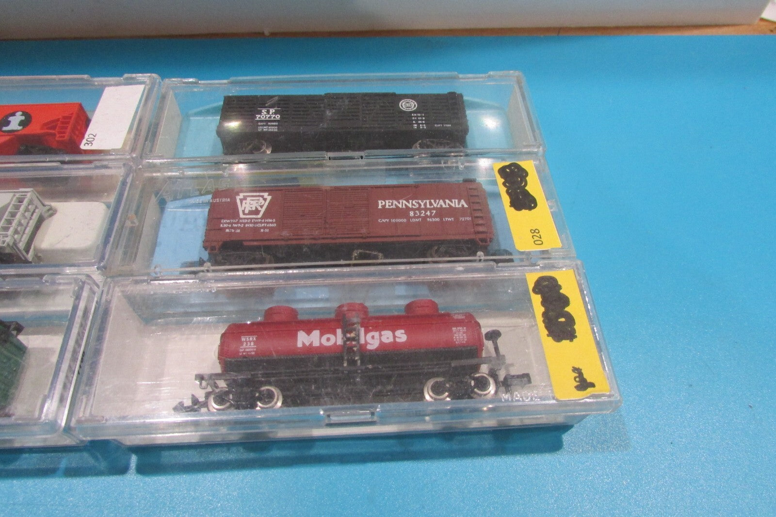 N Scale(6) Model Power, Atlas,Life-Like Assorted Freight Cars Lot#2499