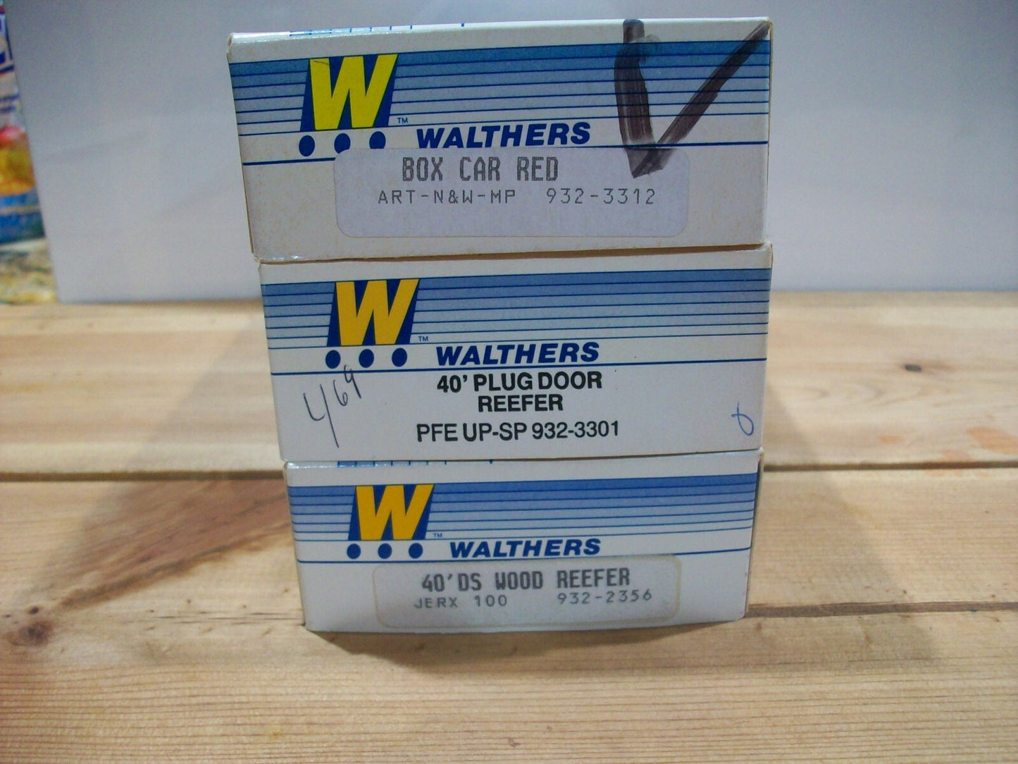 HO Scale Walthers (3Cars) Assorted Freight Cars Kits Lot#4074