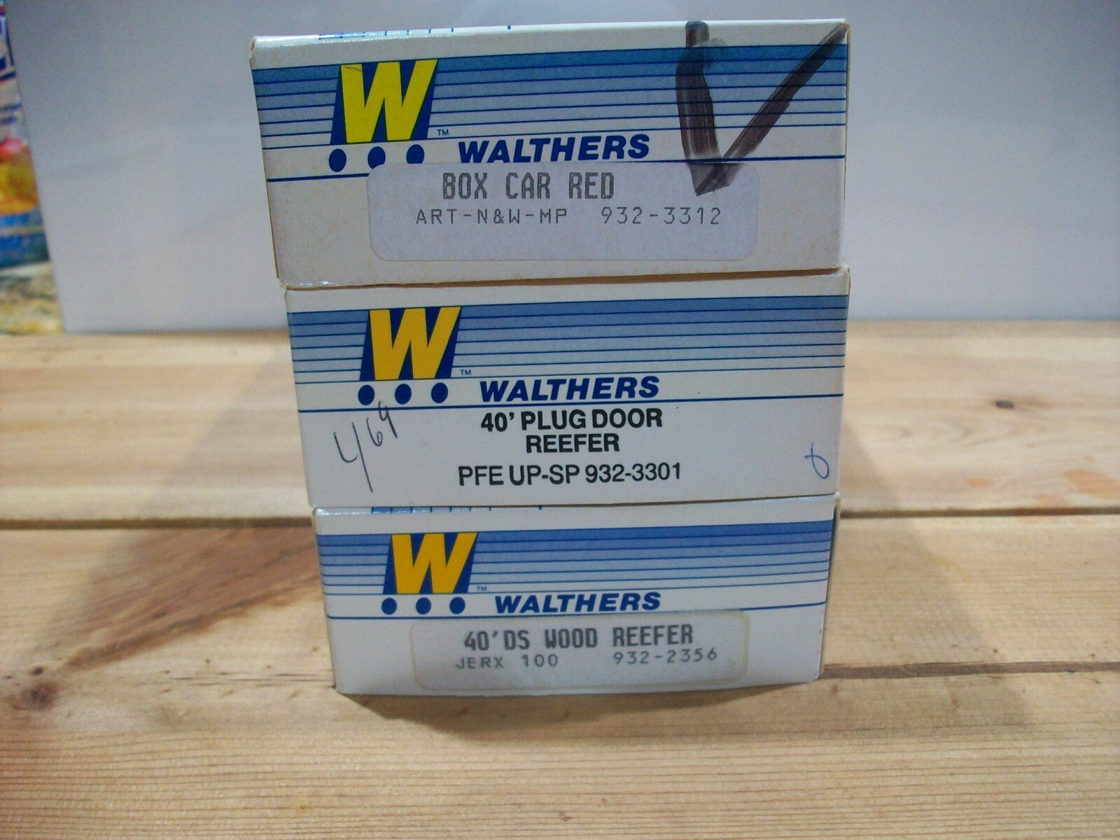 HO Scale Walthers (3Cars) Assorted Freight Cars Kits Lot#4074