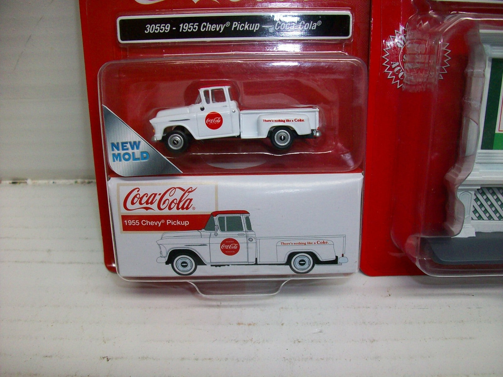 Ho Scale Classic Metal Works (1)Coca Cola Pickup & (1)Oudoor Billboard Coca Cola