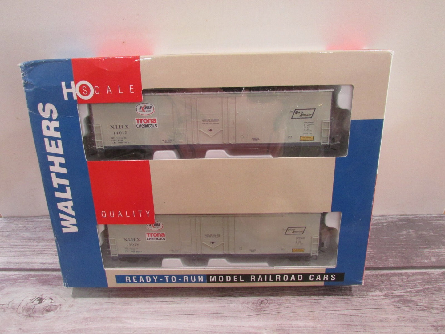 HO Scale  Walthers 932-23462 North American 50' Box Car 2-Pack Lot#3129