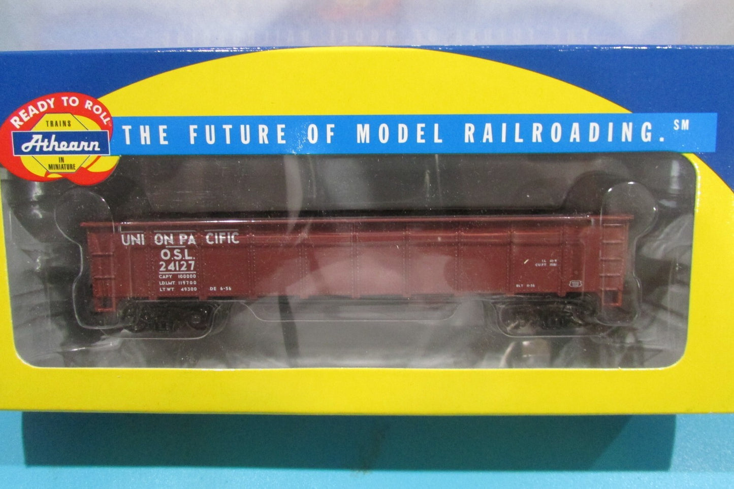 Ho Scale Athearn 94323 Union Pacific 40' Gondola #24127 Lot#2483
