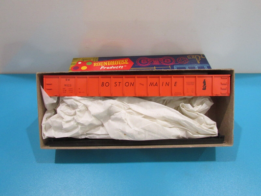 HO Scale RoundHouse  Gondola Car Boston-Maine Kit Lot#1022