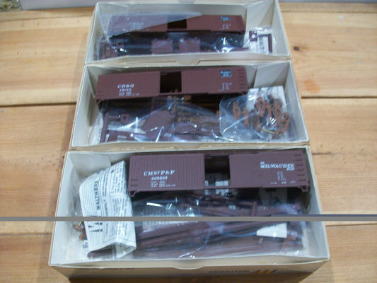 HO Scale Walthers (3) Assorted Freight Cars NEW KITS Lot#4071