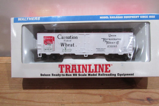 HO Scale Walthers Union Refrigerator Transit Carnation Flaked Wheat Car Lot#4156