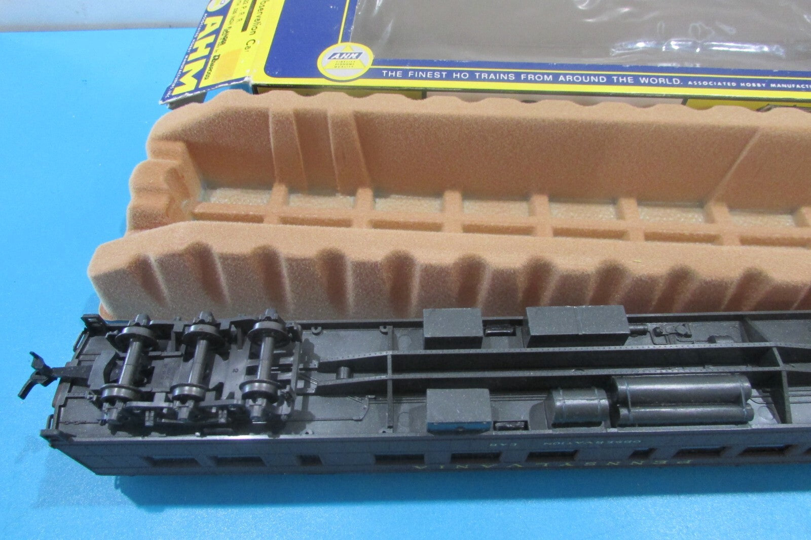 HO Scale Rivarossi 6202 Pennsylvania 1920's Observation Passenger Cars Lot#2761