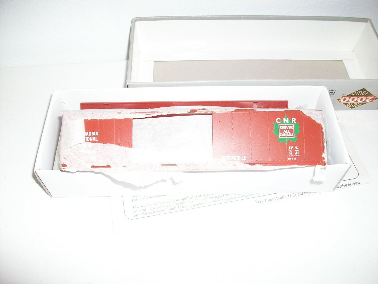 Ho Scale Proto 2000 50' Automobile Box Car "Canadian National" Lot#0430