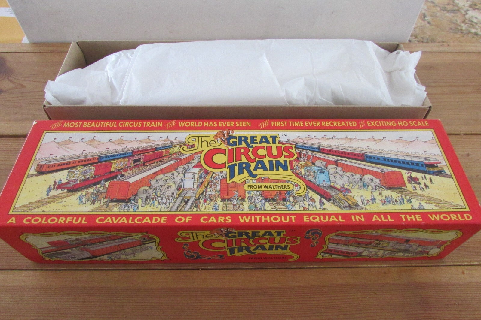 HO Scale 1967G Great Circus Train 7th Release Floto&Howe's Flatcar Kit Lot#2790