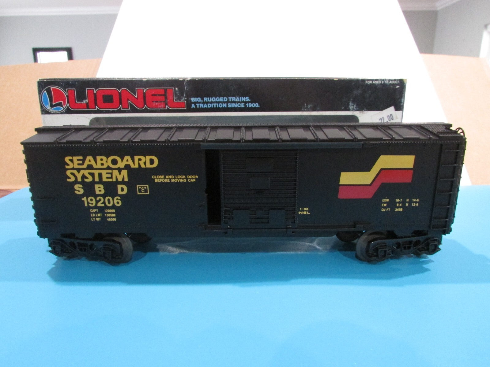 O Scale Lionel 6-19206 Seaboard System Box Car Lot#0756