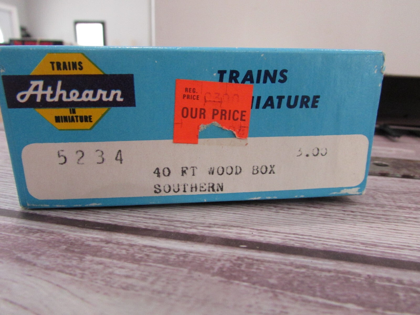 HO Scale Athearn 5234 40ft Wood Box Car Southern #160501 Kit