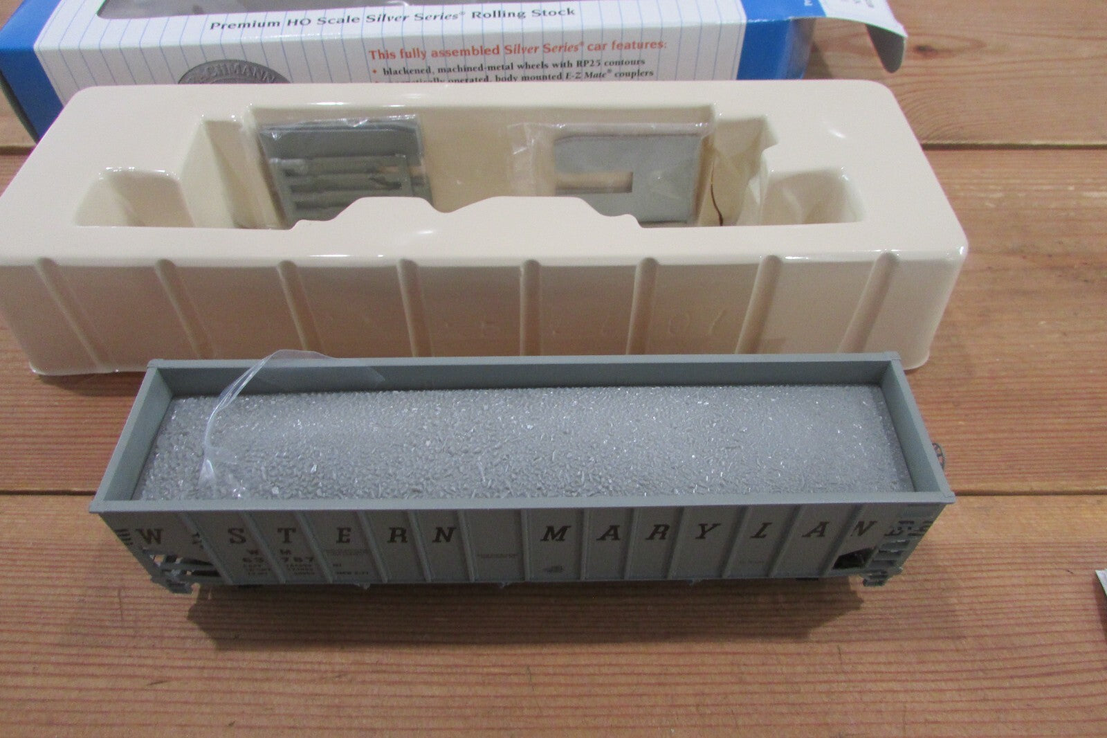 HO Scale Bachmann 18738 Berhlehem Steel 100 Ton 3Bay Hopper WM