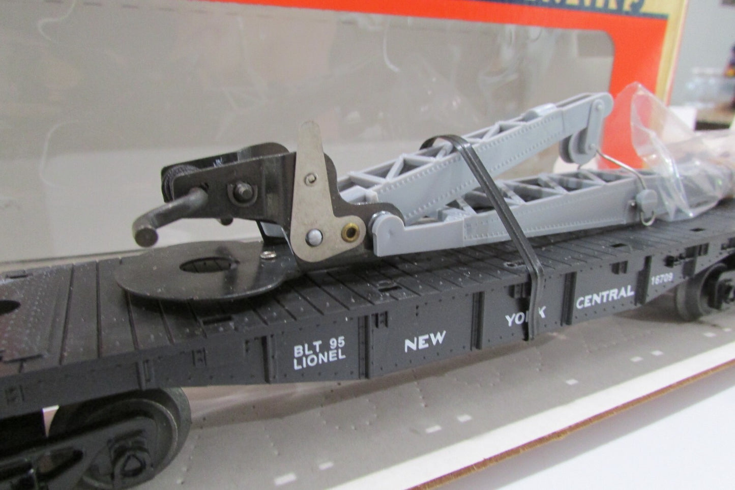O Gauge  Lionel 6-16709 New York Central Derrick Car Lot#2824