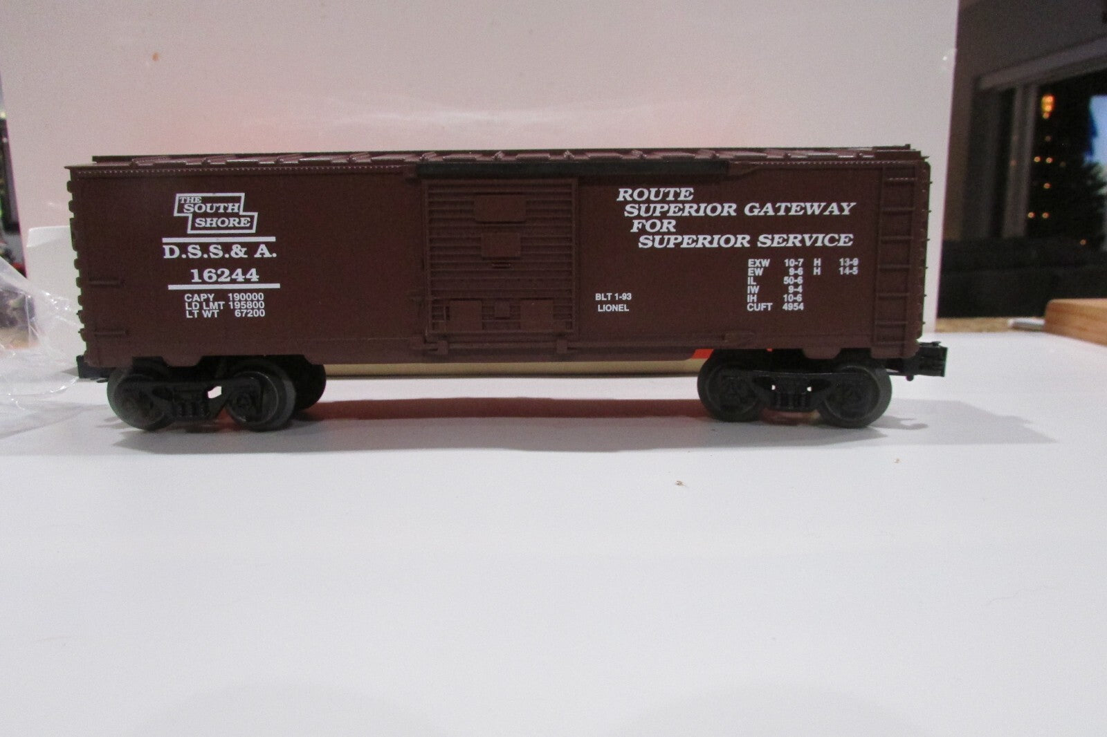 O SCALE Lionel 6-16244 Duluth South Shore & Atlantic Boxcar Lot#0525