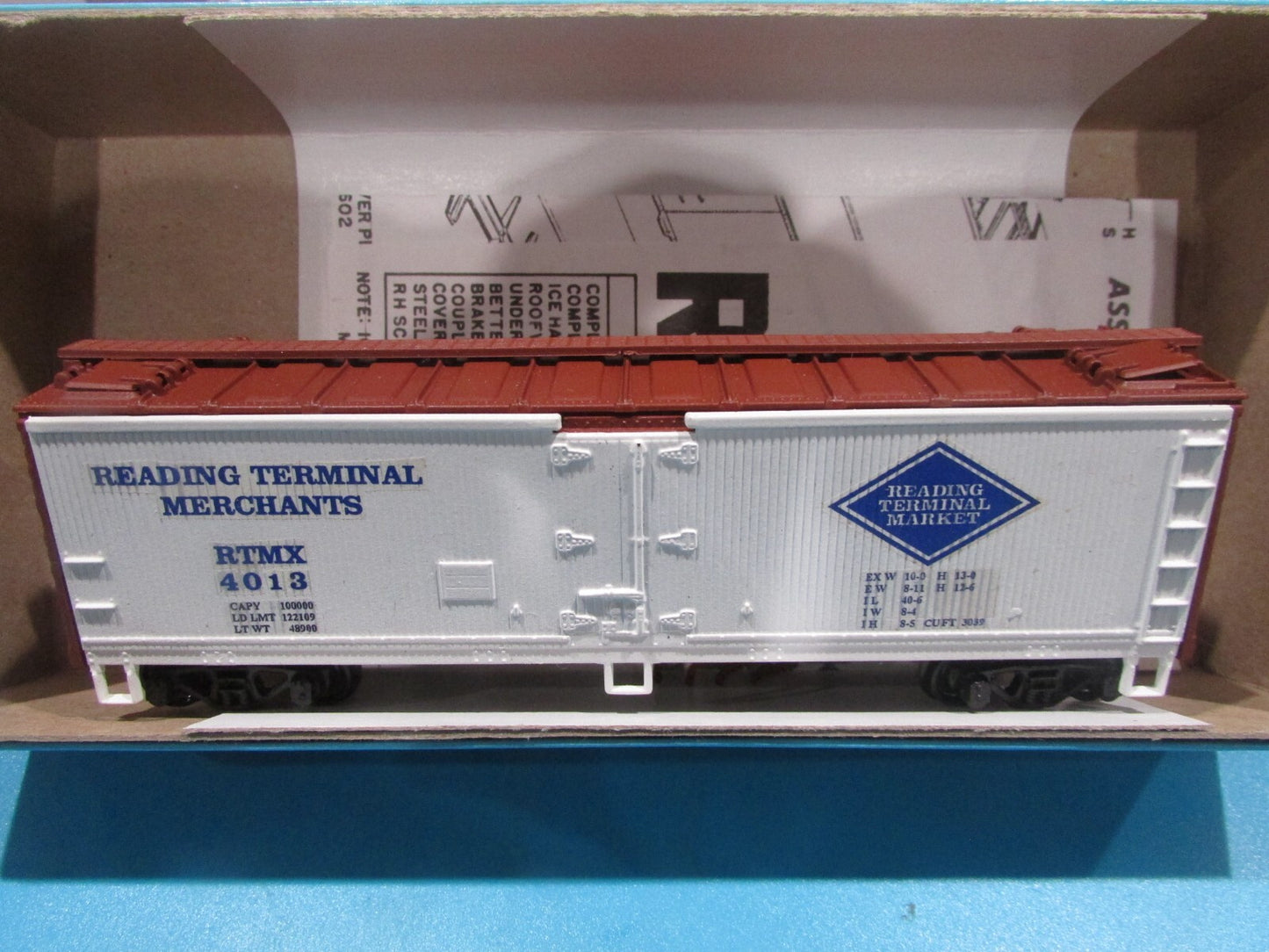 HO Scale Athearn (5) Reading Terminal Merchant's Box Car Lot#2245