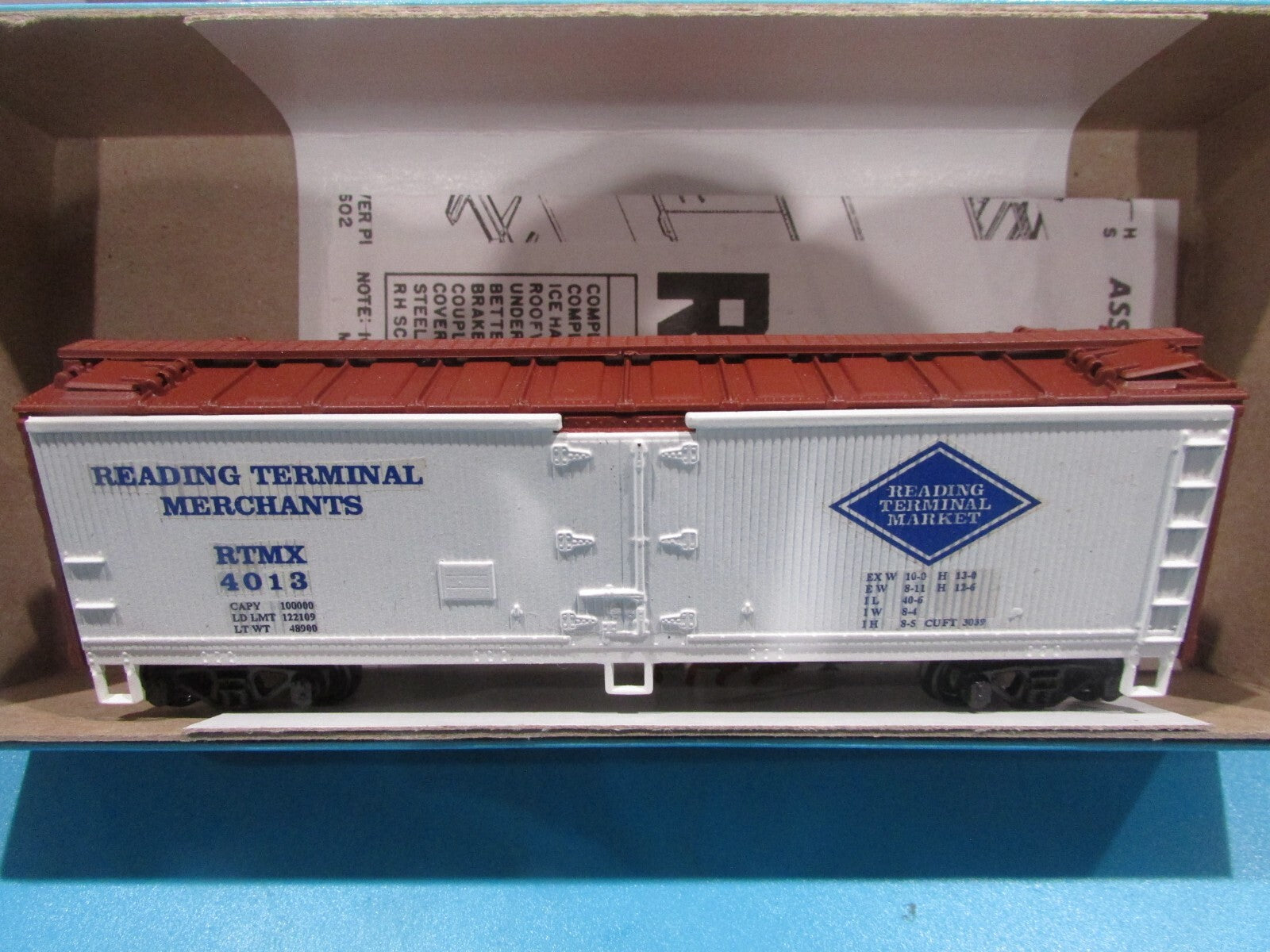HO Scale Athearn (5) Reading Terminal Merchant's Box Car Lot#2245