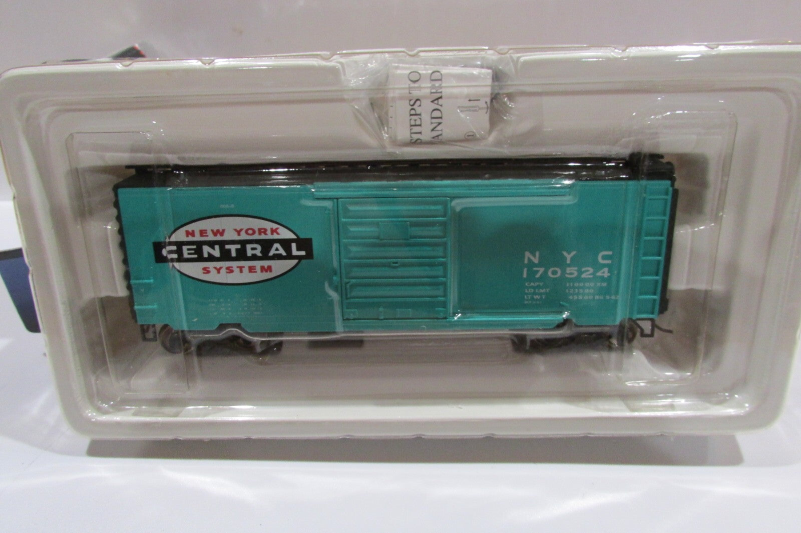 HO Scale Model Power 2172 New York Central 40' Metal Box Car NIB