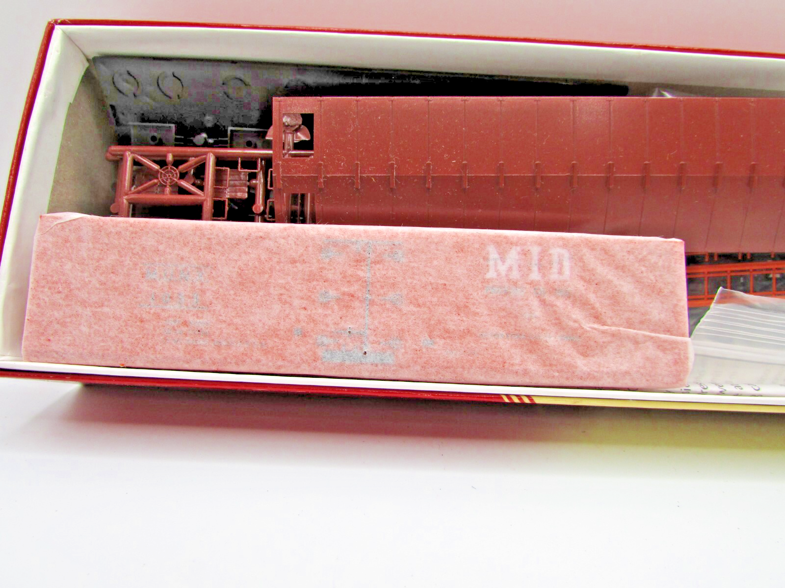 HO Scale Red Caboose 1014-2 Meat Reefer M-I-D Packing Co. RC4832