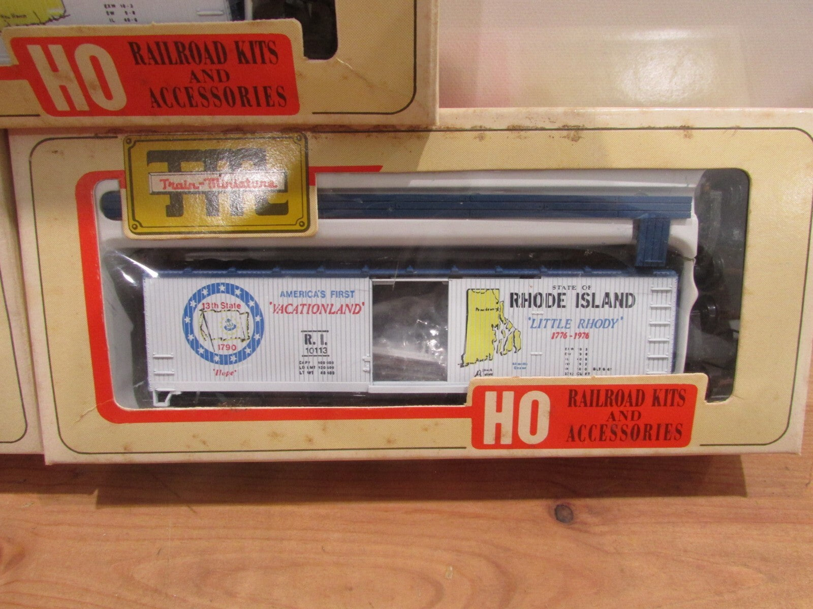 Ho Scale Miniature Train Commemorative Cars Kits,2015,2016 & 2022 Lot#1069