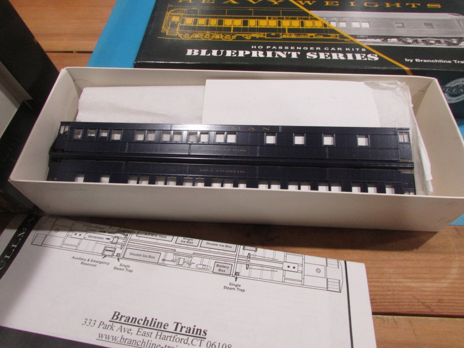 HO Scale Branchline Trains  5034 Passenger Car "Wabash" Kit Lot#3873