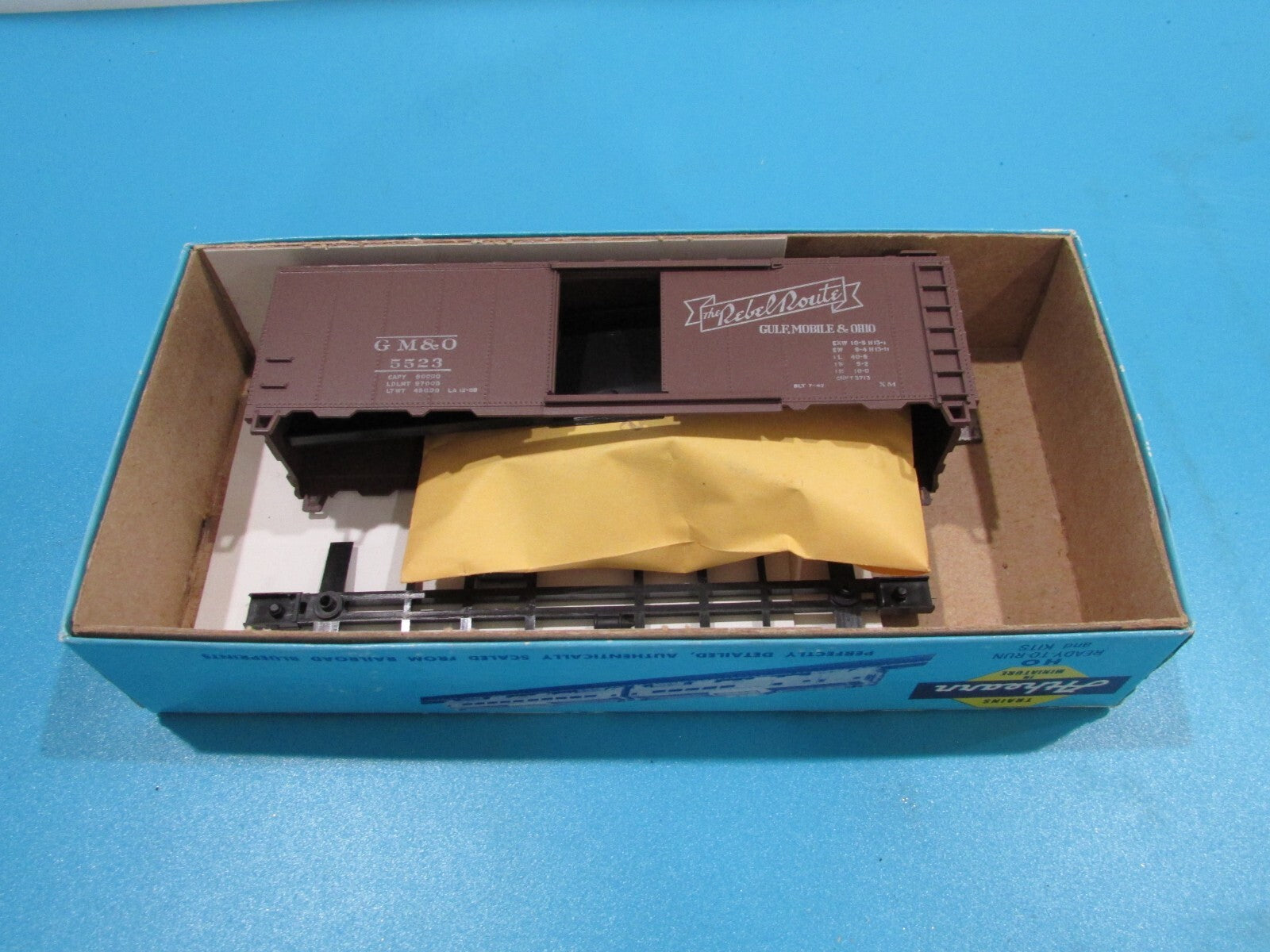 HO Scale Athearn 5006 40ft Boxcar GM&O Lot#1143