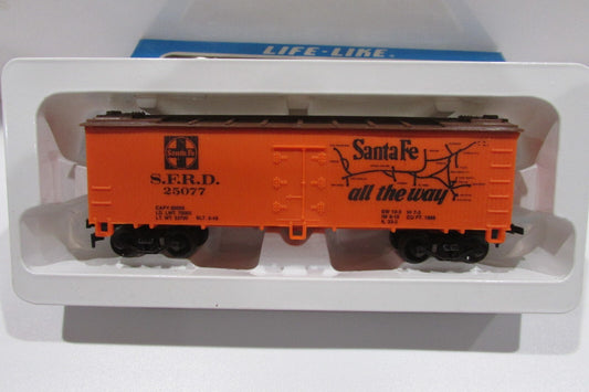 HO Scale Life-Like Santa Fe Car# S.F.R.D.25077 Lot#0374