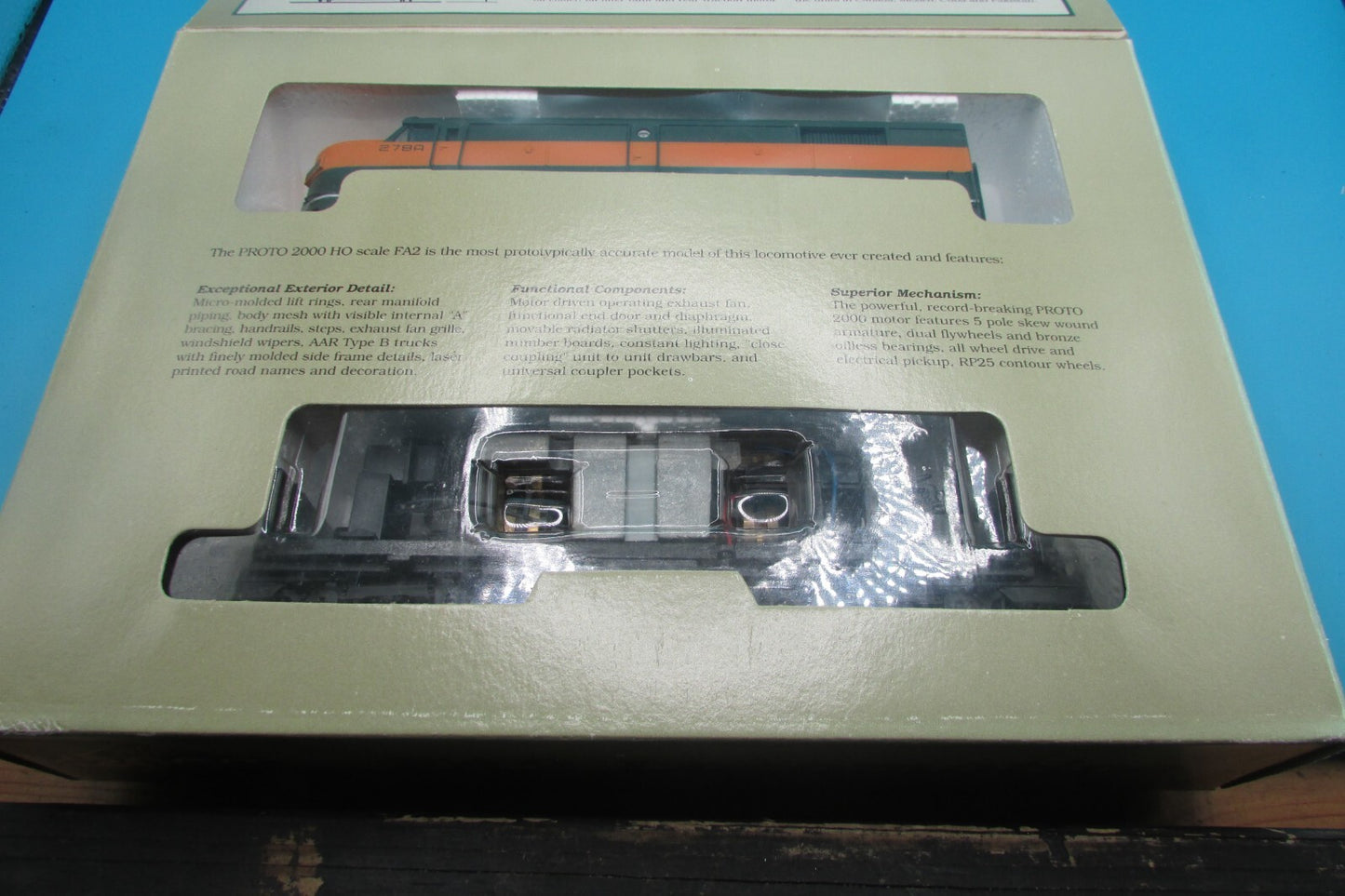 HO Scale Proto 2000 8359 FA2 Locomotive Great Northern #278 Lot#4482