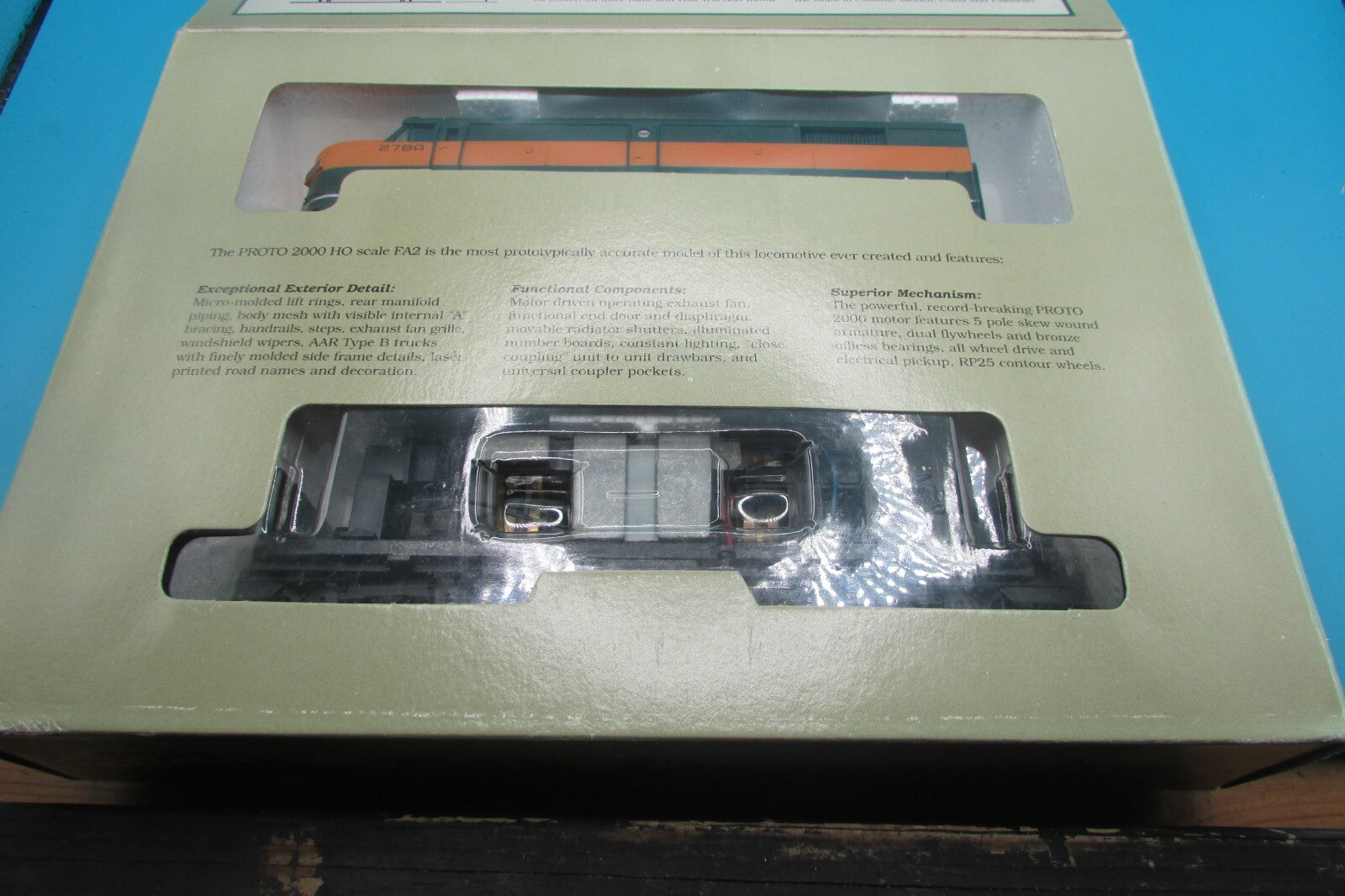 HO Scale Proto 2000 8359 FA2 Locomotive Great Northern #278 Lot#4482