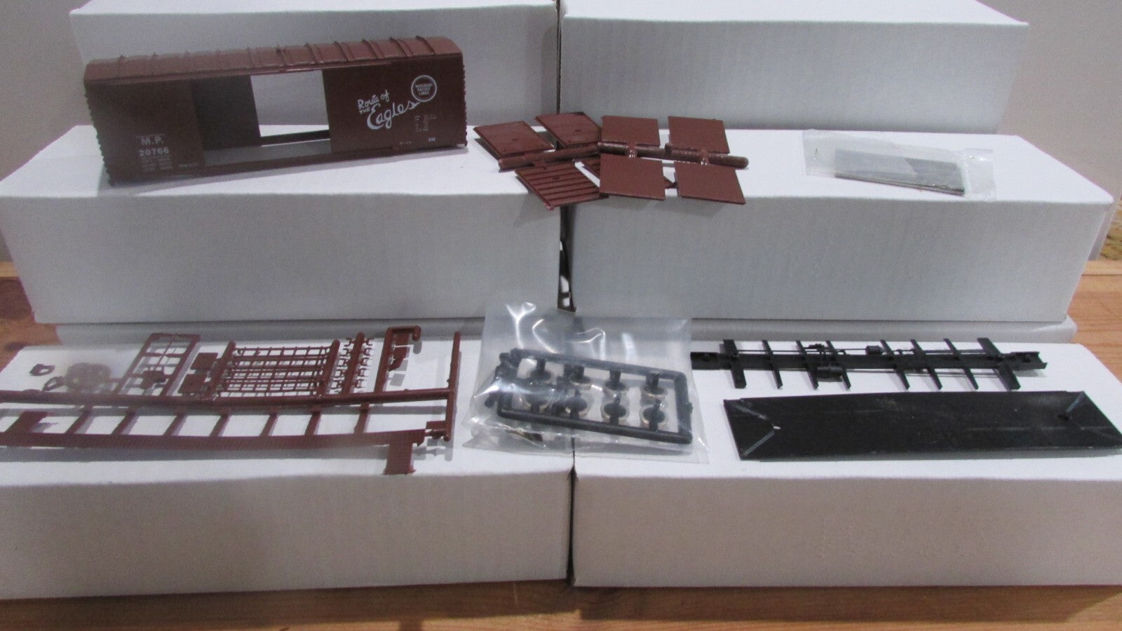 HO Scale (3)C&BT Shops Assorted Freight Cars "Missouri Pacific" LOT#0232