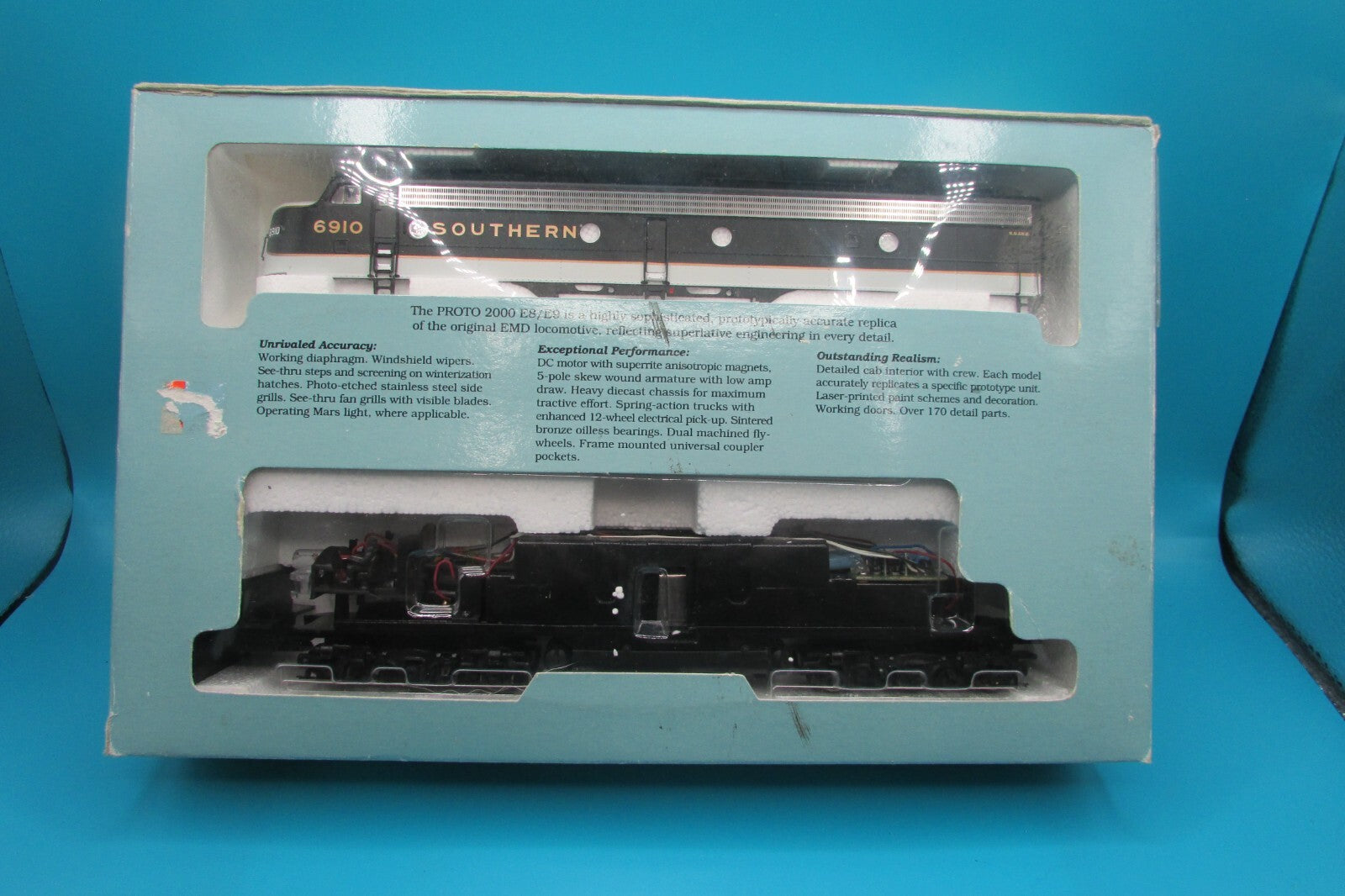 HO Scale Proto 2000 21011 E8/9 Locomotive Southern #6910 Lot#4479