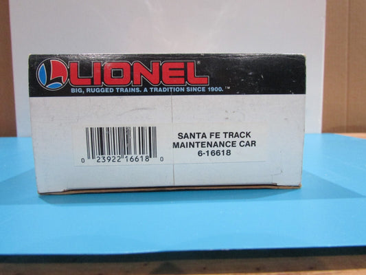 O SCALE Lionel 6-16618 Santa Fe Track Maintenance Car Lot#0762