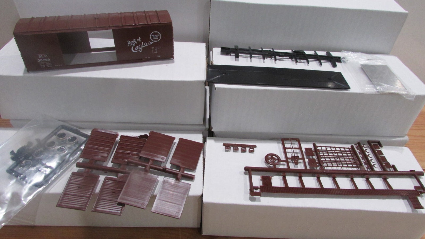 HO Scale (3)C&BT Shops Assorted Freight Cars "Missouri Pacific" LOT#0232