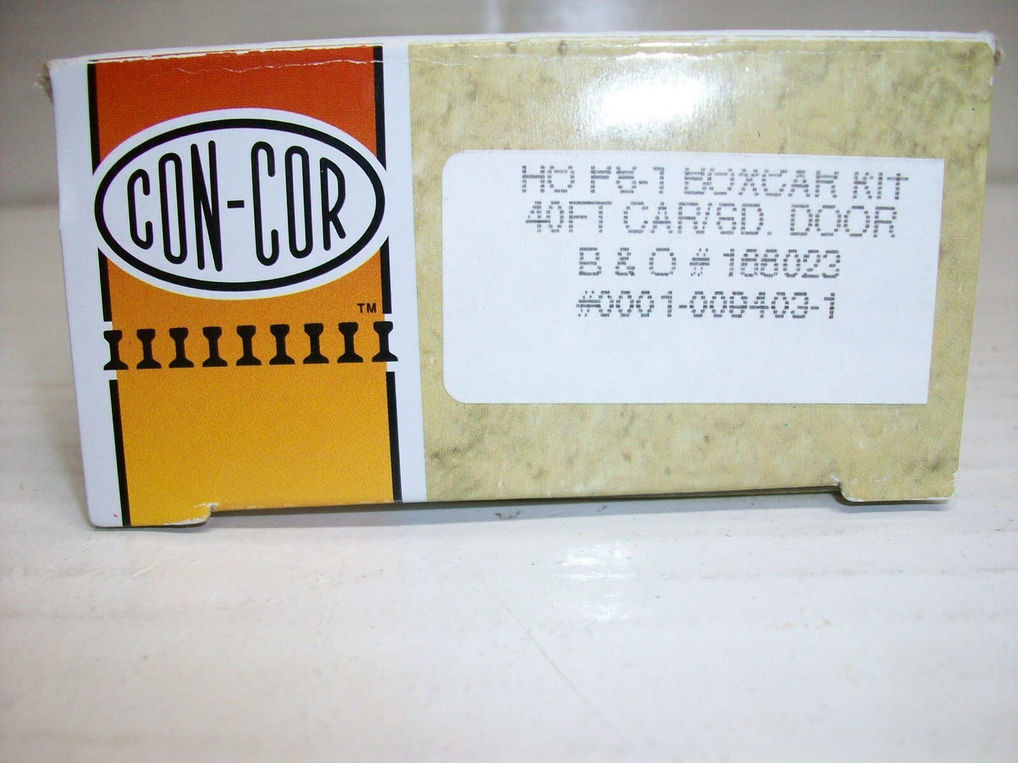 Ho Scale  Con-Cor 0001-009403-1 PS-1 Boxcar Kit 40' Car/SD Door "B & O" Lot#3866