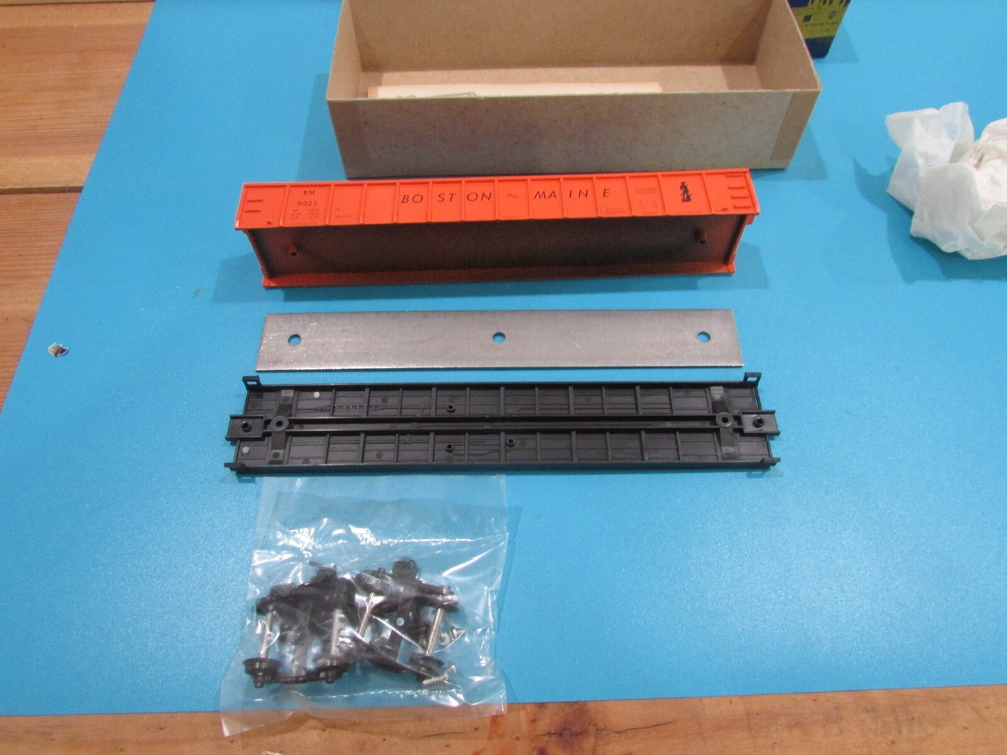 HO Scale RoundHouse  Gondola Car Boston-Maine Kit Lot#1022