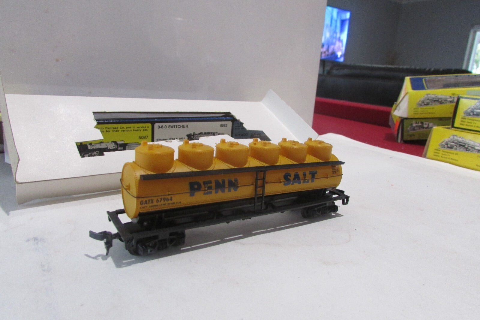 HO Scale Ahm Tank Car  "Penn Salt" Lot#0416