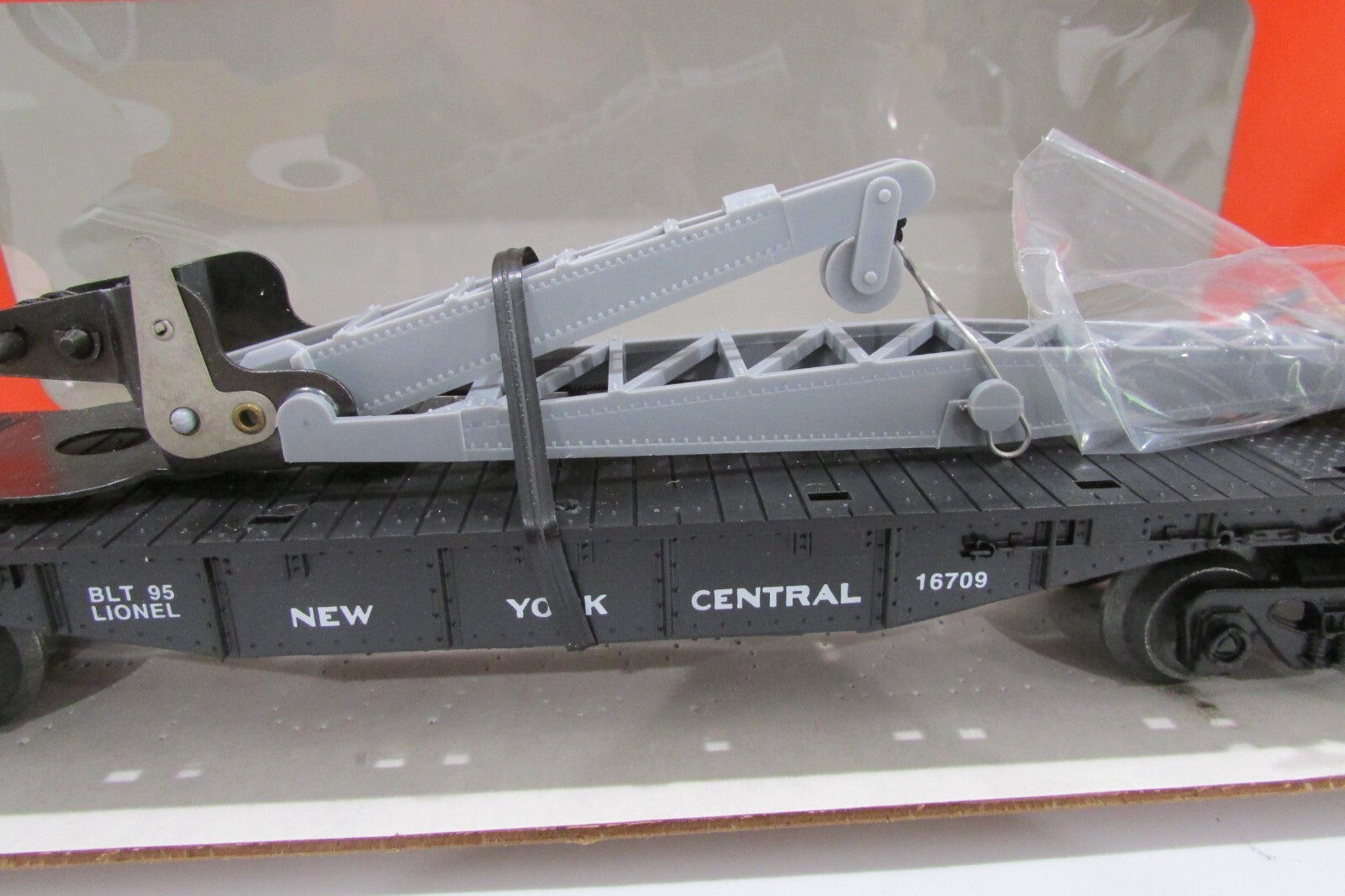 O Gauge  Lionel 6-16709 New York Central Derrick Car Lot#2824