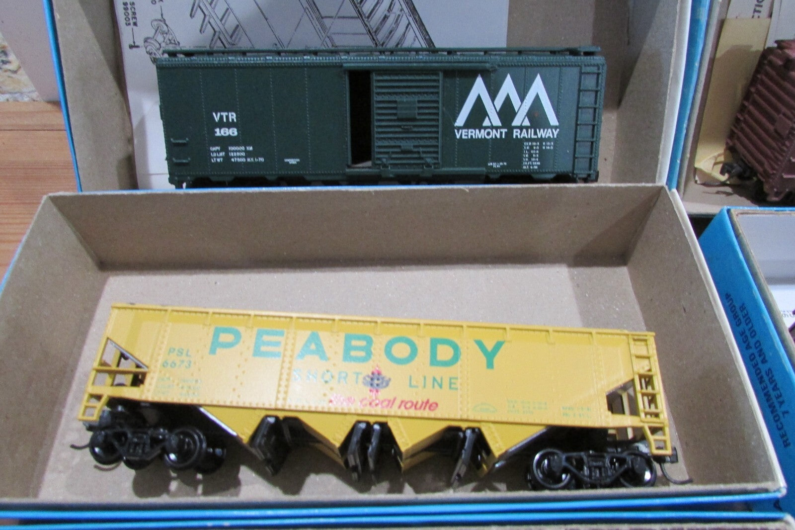 Ho Scale Athearn (6) Assorted Freight Cars RTR Lot#4219