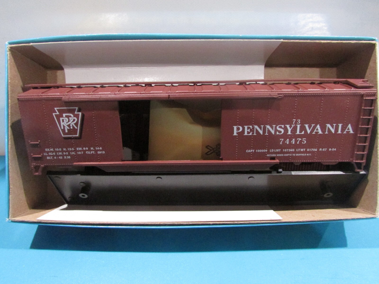 HO Scale Athearn 01314 50' DD Box Car Kit Pennsylvania