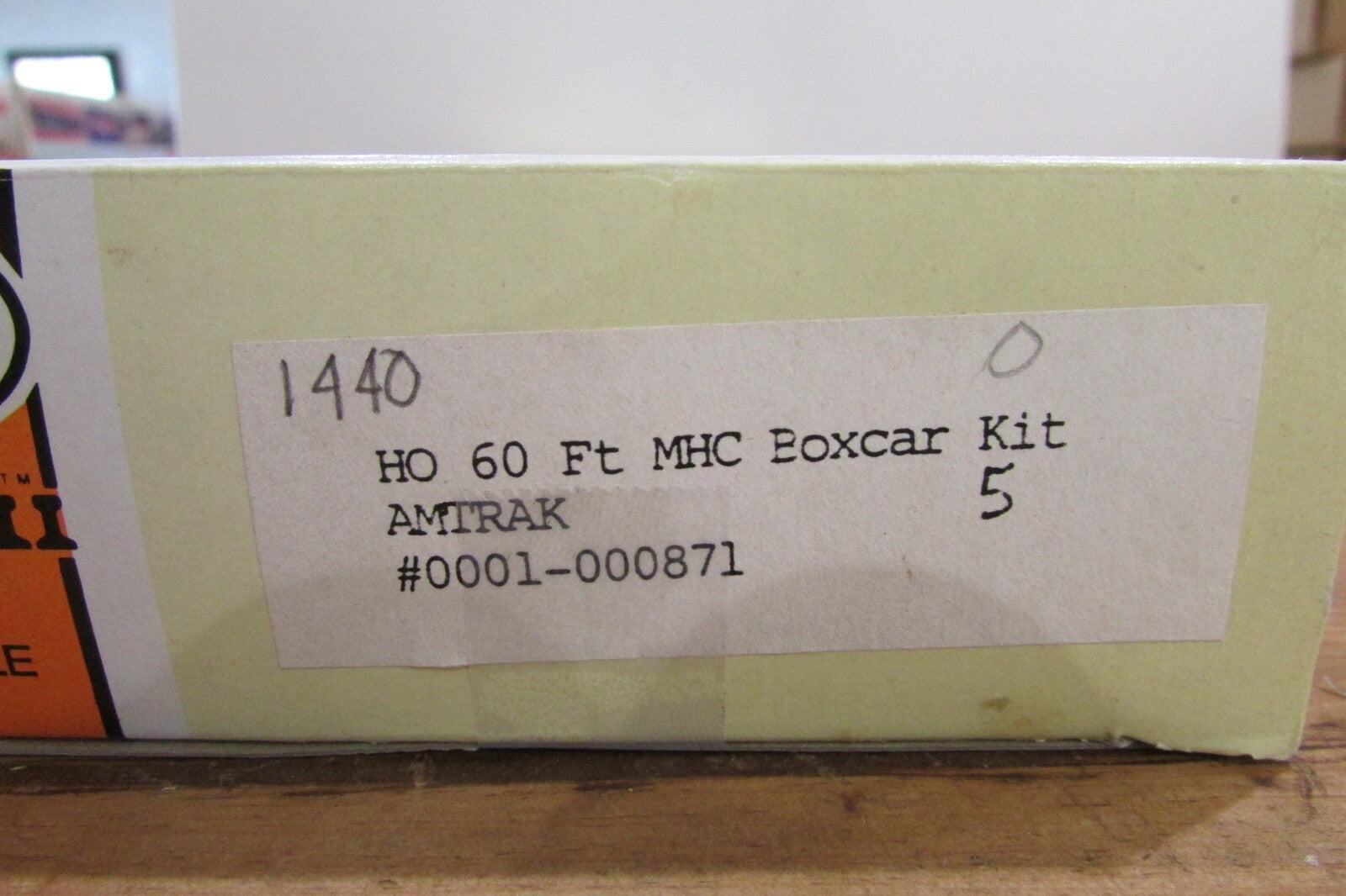 HO Scale Con-Cor 60ft Mail Handling Car Amtrak #1440 Kit Lot#3983