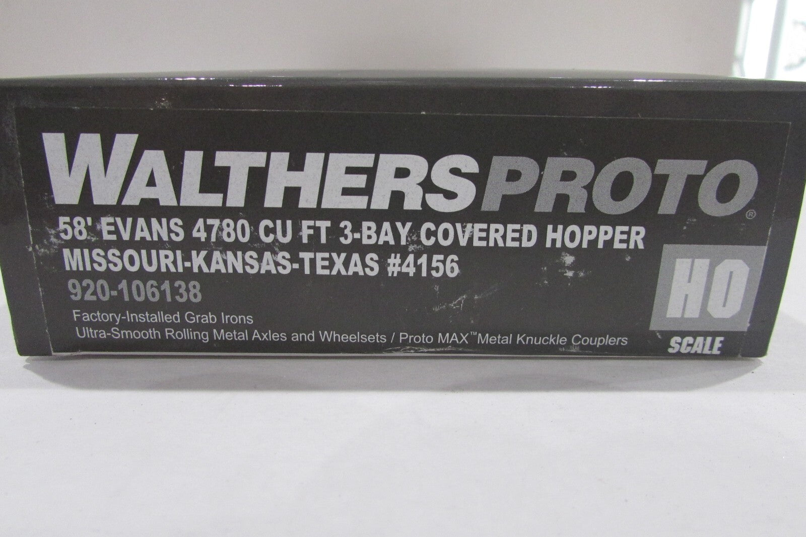 HO Scale Walthers  920-106138 58' Evans 4780 Cu ft 3Bay Covered Hopper Wal4877
