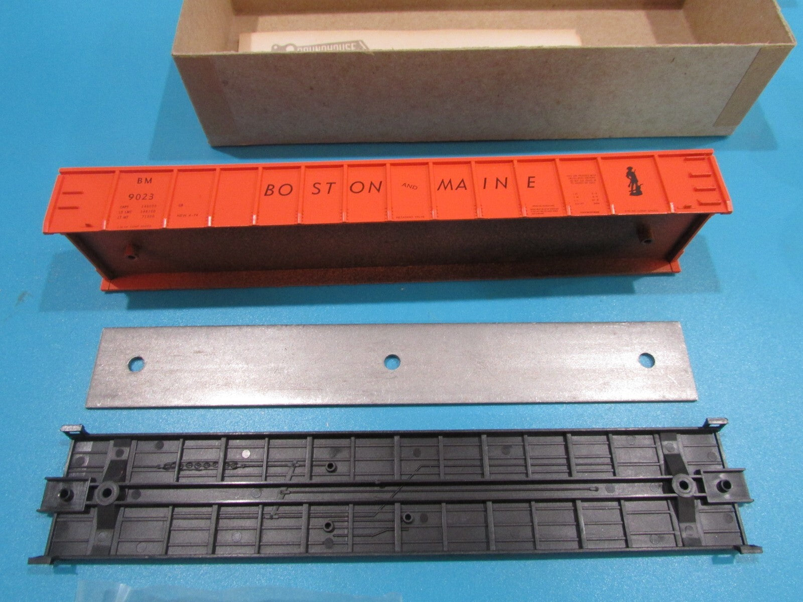 HO Scale RoundHouse  Gondola Car Boston-Maine Kit Lot#1022
