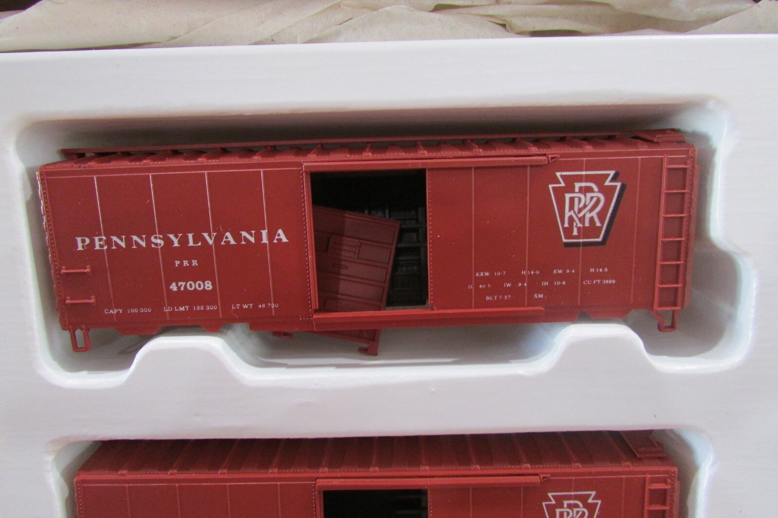 HO Scale  Con-Cor 40ft PS-1 Boxcar Kits Pennsylvania RR (3PACK) Lot#3607