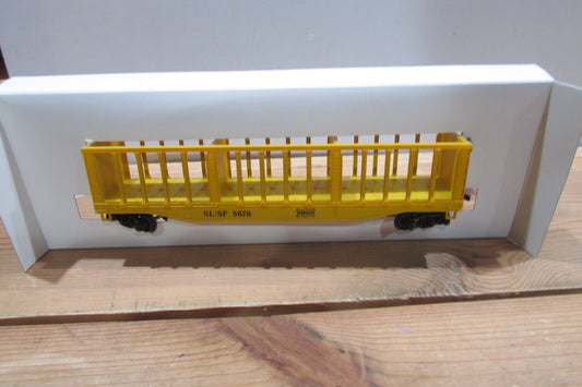 HO Scale AHM 5392C Pulpwood Rack Car Frisco SL-SF #5678