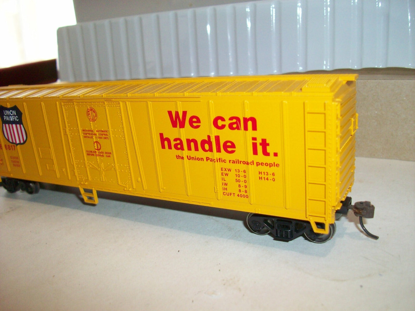 HO Scale Bachmann 17901 50' Steel Reefer Car "Union Pacific" Lot#0461