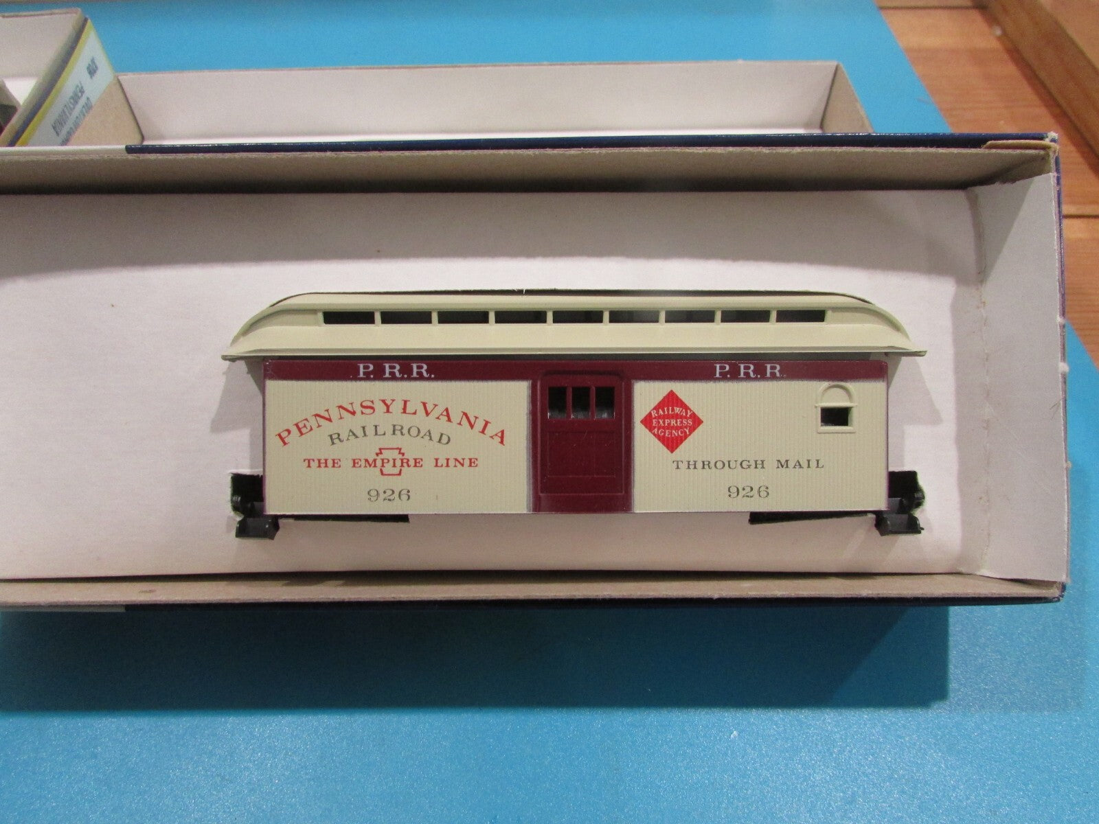 HO Scale Roundhouse (4) Overton Passenger Cars "Pennsylvania"  NIB Lot#2424