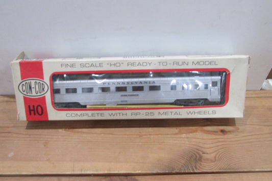 HO Scale Con-Cor Pennsylvania Observation Passenger Car Lot#3784