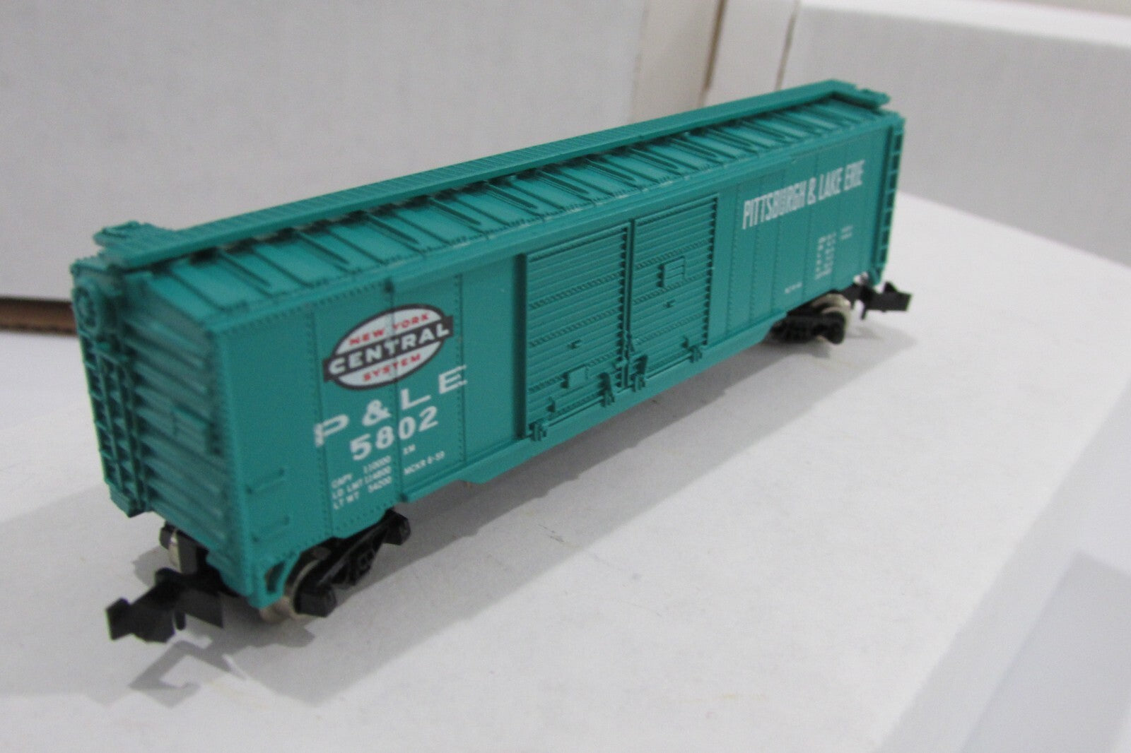 N Scale Atlas 3610 50'DBL Door Box NYC Pittsburgh & Lake Erie #5802