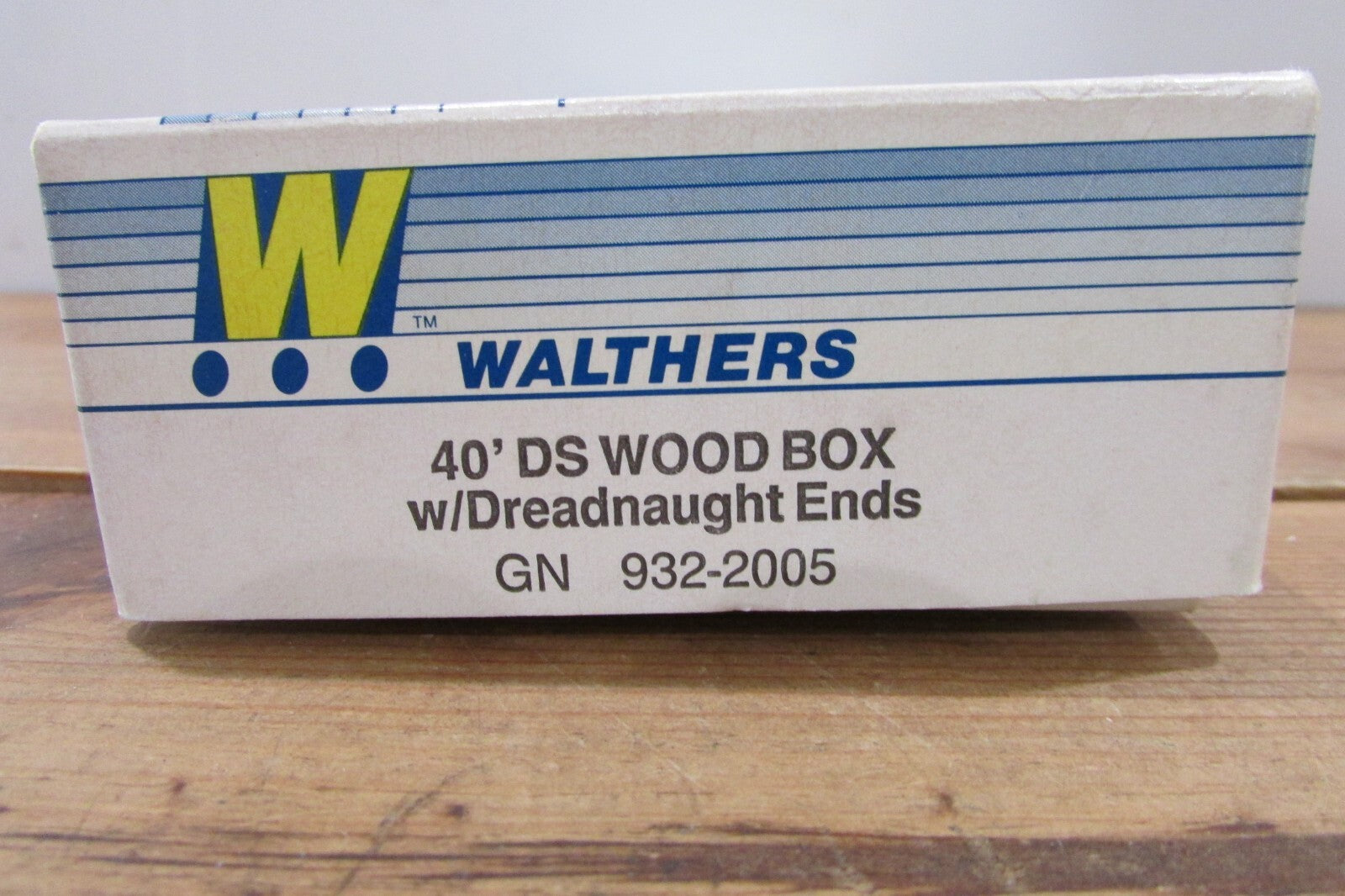 HO Scale Walthers 932-2005 40' DS Wood Box Great Northern Kit