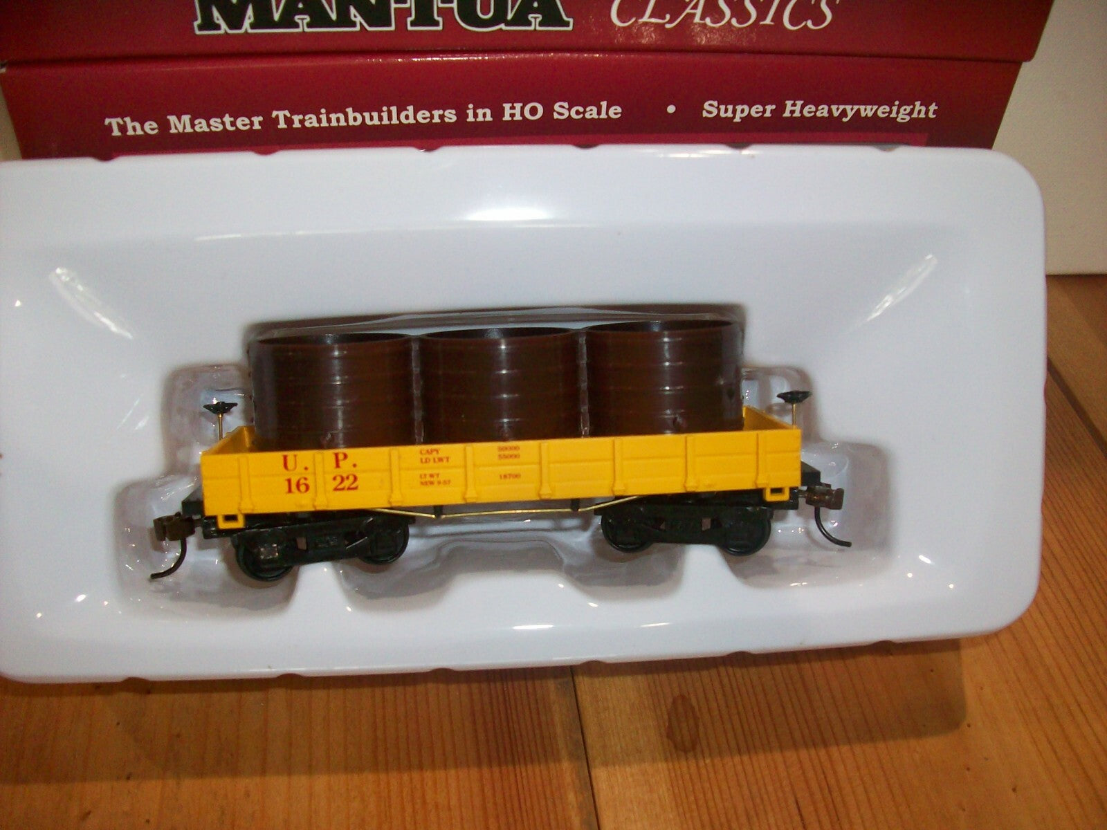 HO Scale (3)Mantua 723003 1860 Water Cars "Union Pacific" Lot#0642