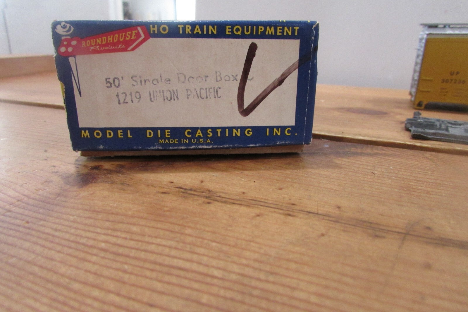 HO Scale Roundhouse 50' Single Door Box Car Union Pacific  RH4352