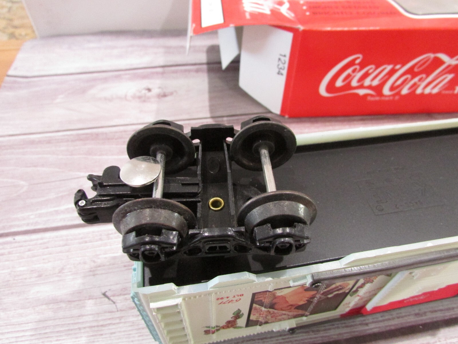 O Gauge K-Line K6471 Coca-Cola For All Seasons 1992 Boxcar Lot#3135